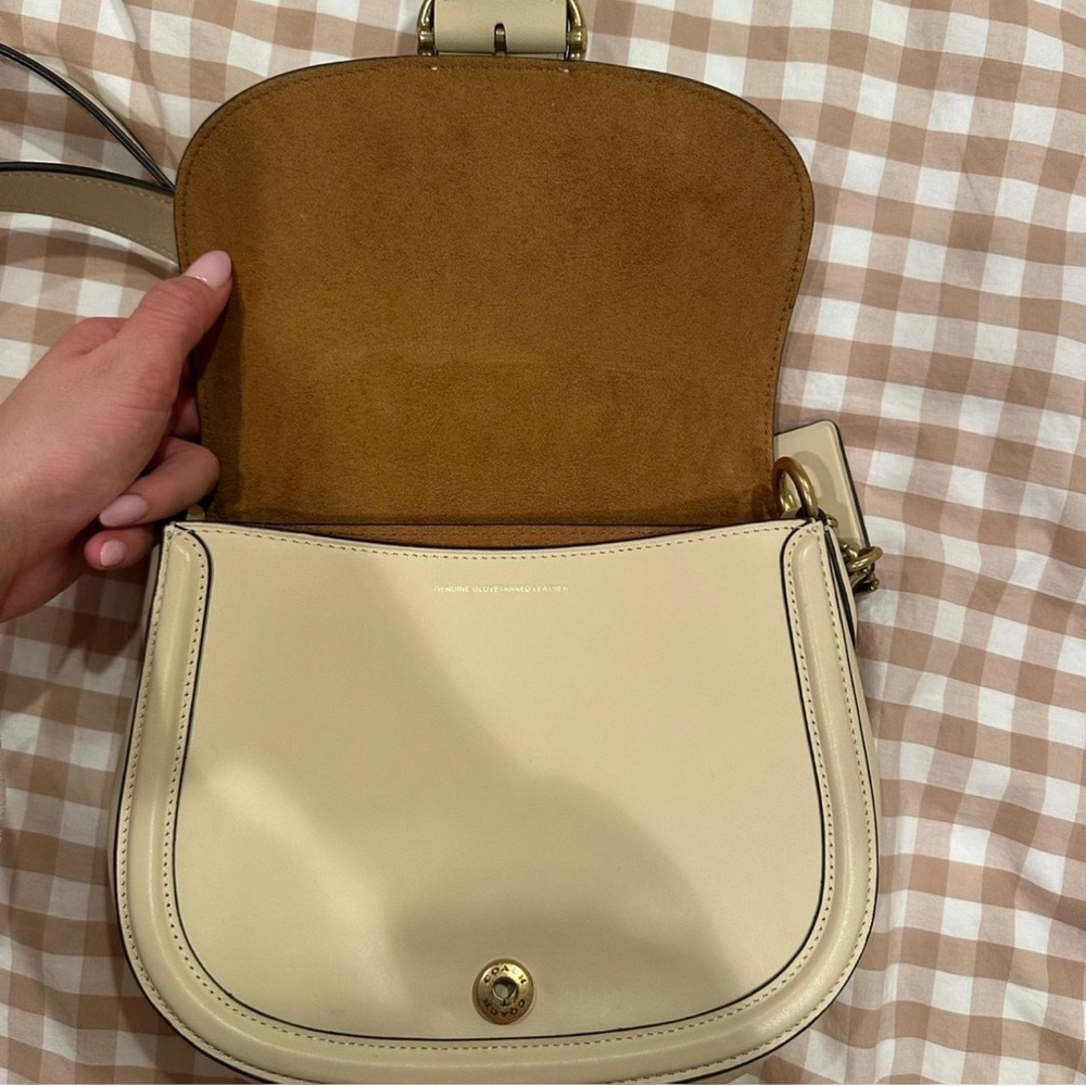 Coach Leather Crossbody Saddle Bag - Picture 2 of 5